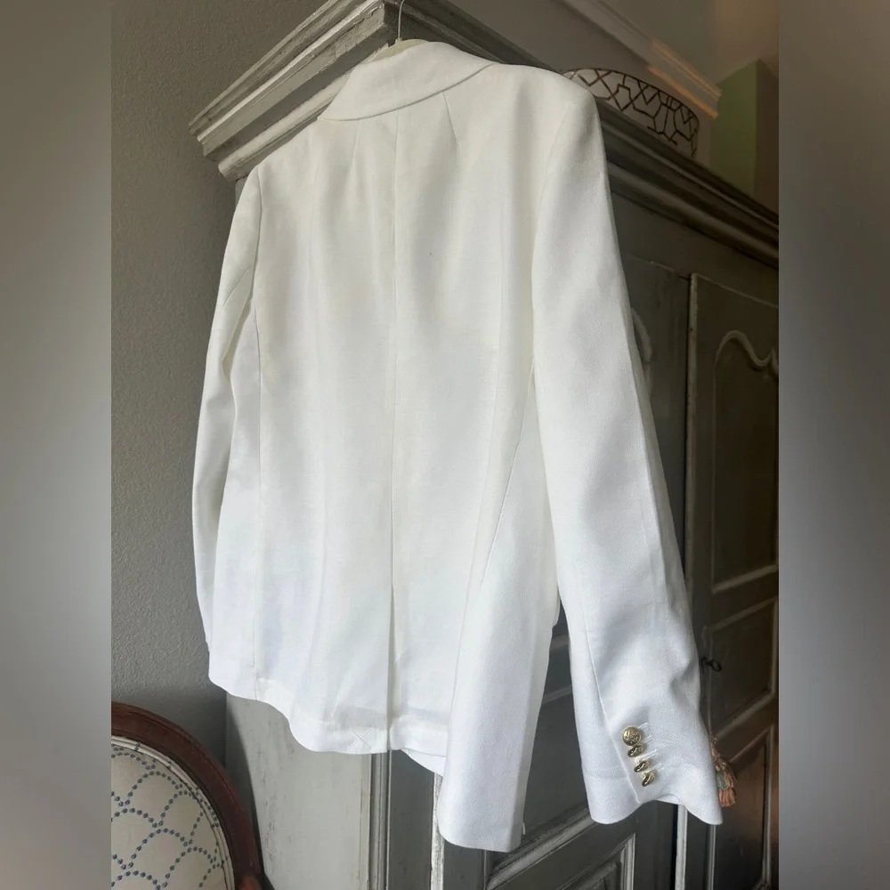 J. Crew Bristol Blazer in Stretch Linen Blend NWOT - Picture 6 of 7